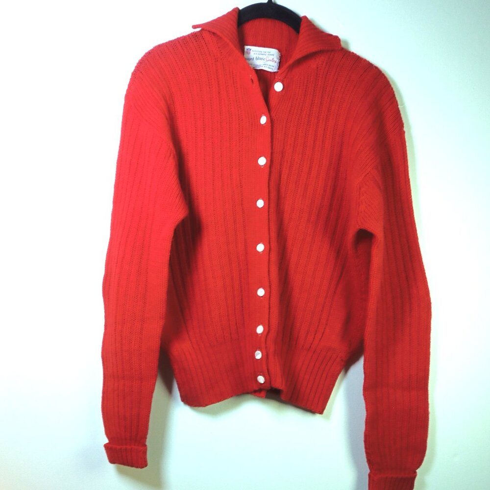 Vintage Mont Blanc Sweaters Outfitters to‎ the US Olympic Teams Hand Loomed 100%